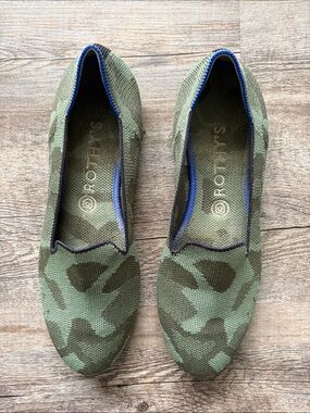 Rothy's Camo Round Toe Slip-On Loafers